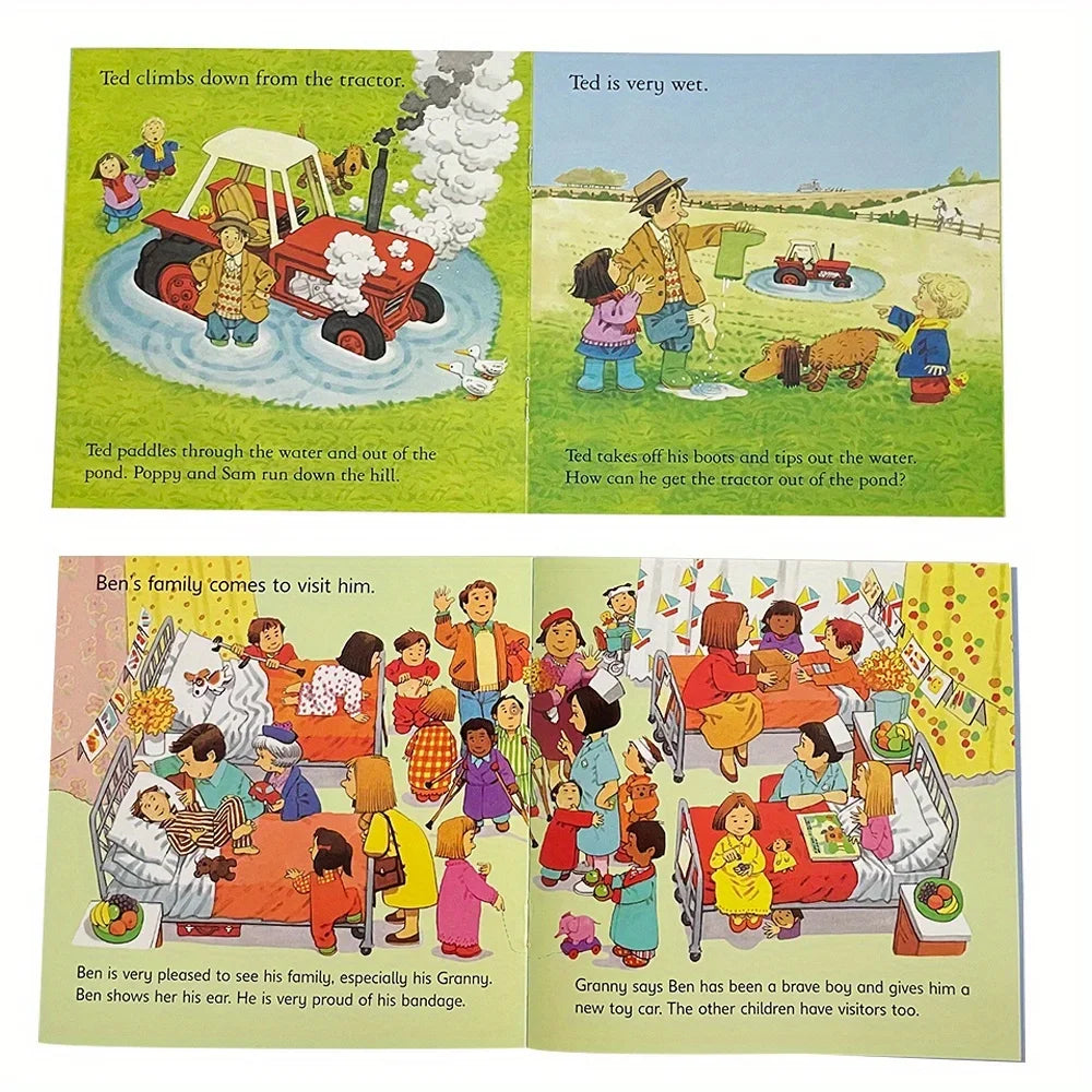 A set of 20 farm storybooks for reading and writing - suitable for early childhood education, bedtime stories, social and emotional learning, family education, classroom and library education, and resource room education.