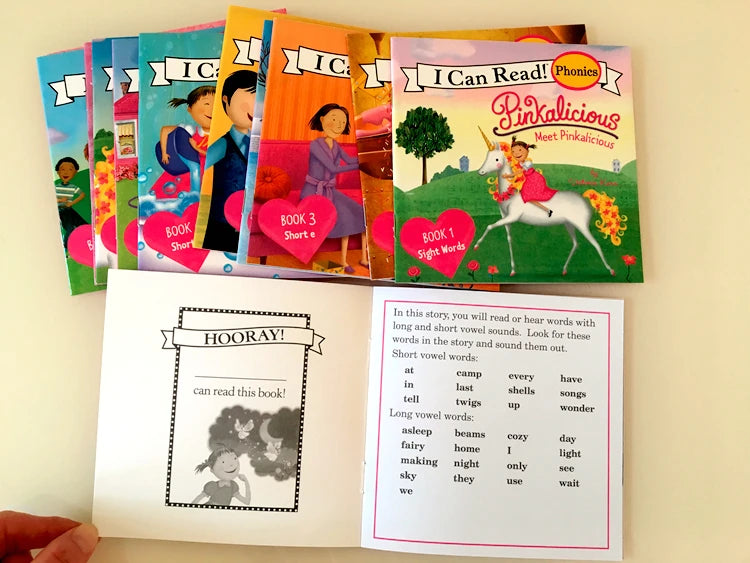📚 I Can Read Phonics Books Set – 12 Beginner Readers for Kids