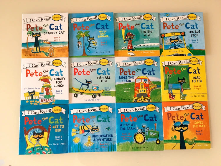 📚 I Can Read Phonics Books Set – 12 Beginner Readers for Kids
