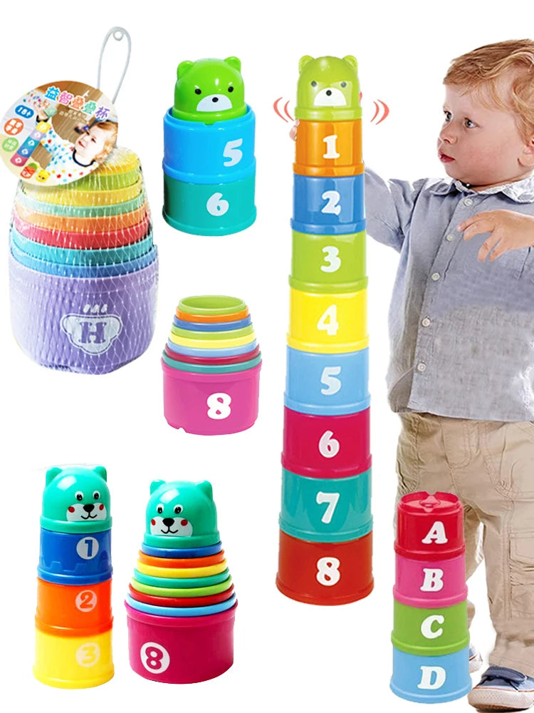 Speed Stacking Cup Challenge Game for Kids – Brain Training &amp; Hand-Eye Coordination Toy