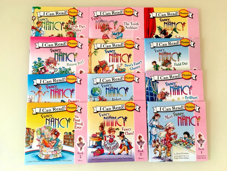 📚 I Can Read Phonics Books Set – 12 Beginner Readers for Kids