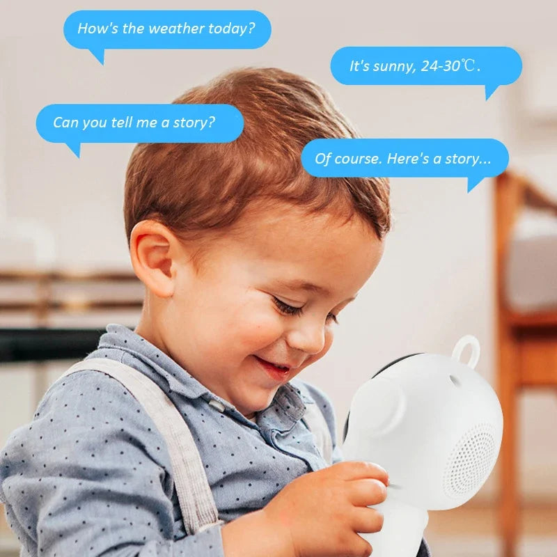 Smart AI Companion Robot Early Education Toys Emotional Communication Works with ChatGPT Germini Grok Mistral DeepSeek