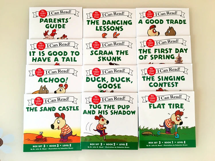 📚 I Can Read Phonics Books Set – 12 Beginner Readers for Kids