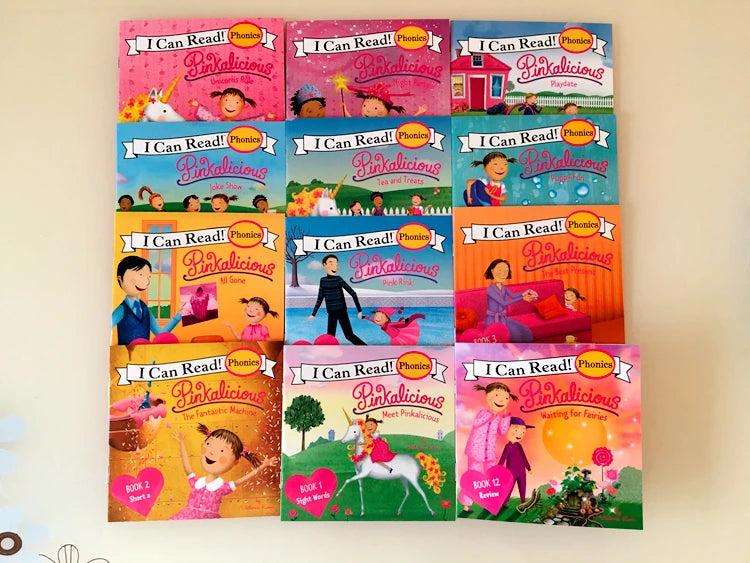 📚 I Can Read Phonics Books Set – 12 Beginner Readers for Kids