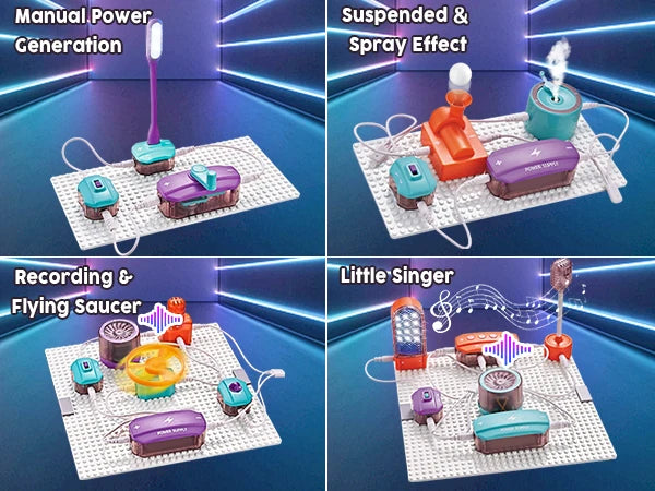 STEM Science Circuit Kit – 53-Piece Electronics Learning Set with 150+ Experiments