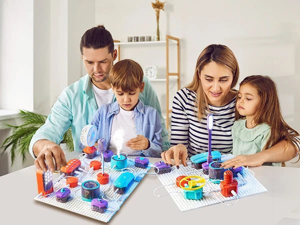 STEM Science Circuit Kit – 53-Piece Electronics Learning Set with 150+ Experiments