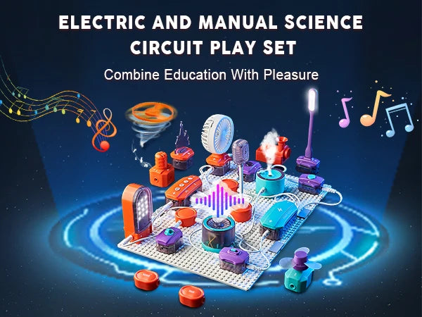 STEM Science Circuit Kit – 53-Piece Electronics Learning Set with 150+ Experiments