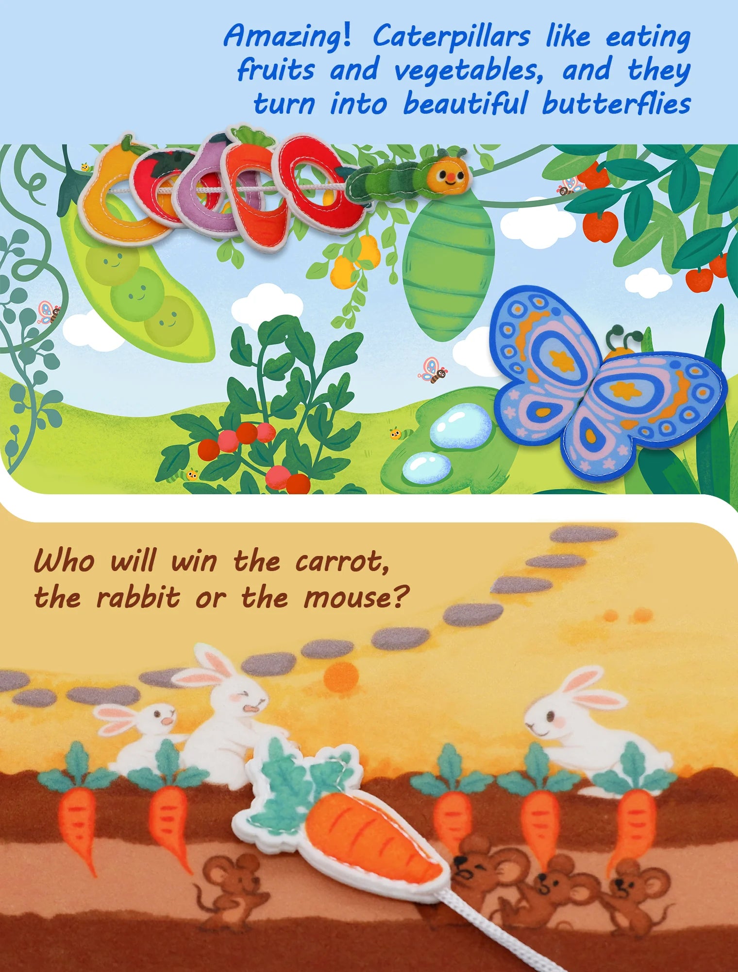 Montessori Soft Busy Book for Toddlers | Sensory Cloth Activity Book