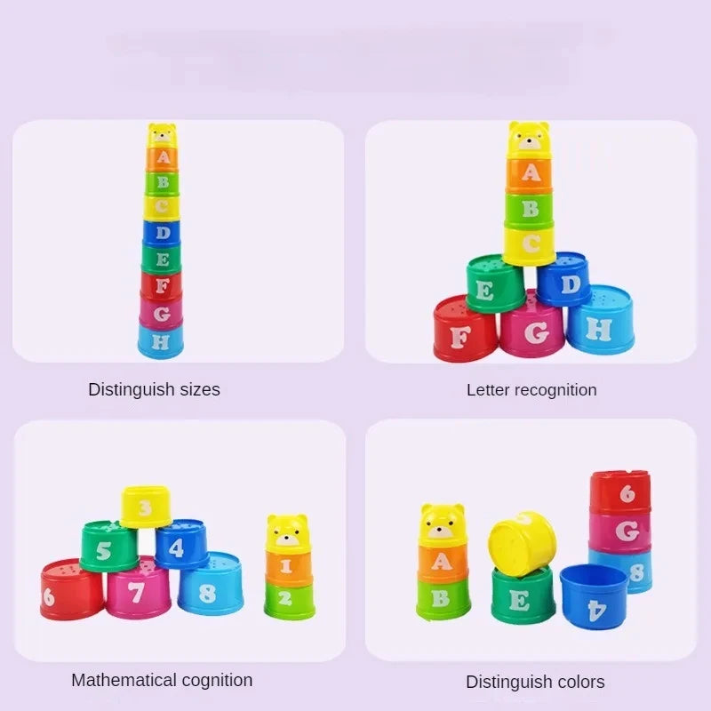 Speed Stacking Cup Challenge Game for Kids – Brain Training &amp; Hand-Eye Coordination Toy