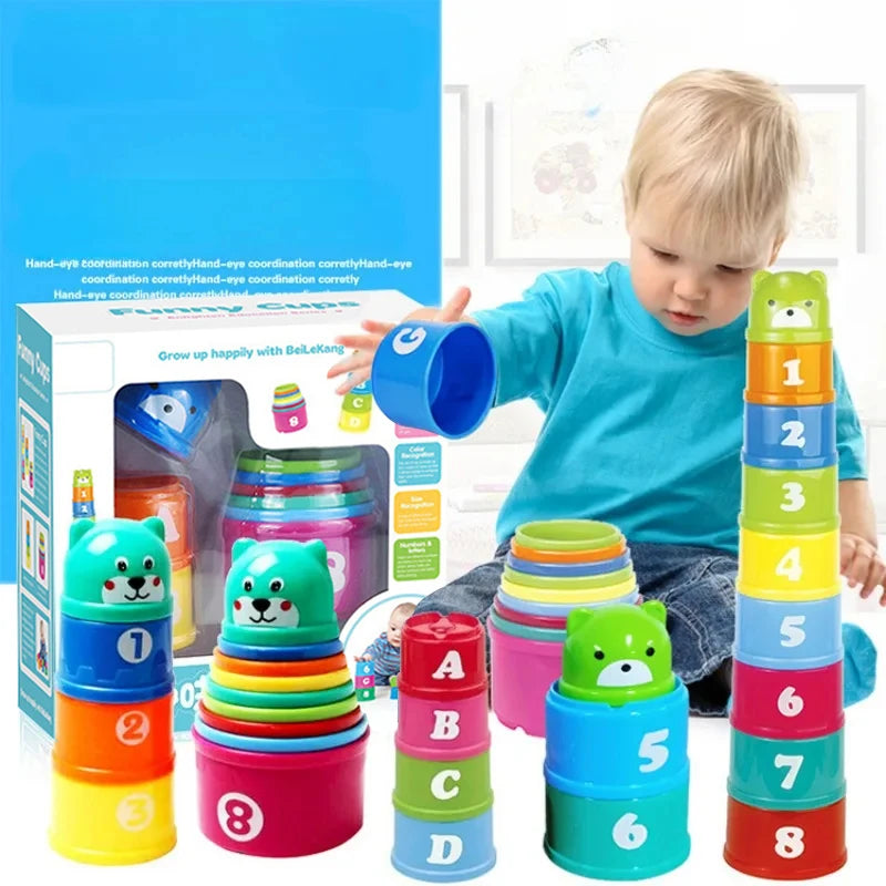 Speed Stacking Cup Challenge Game for Kids – Brain Training &amp; Hand-Eye Coordination Toy