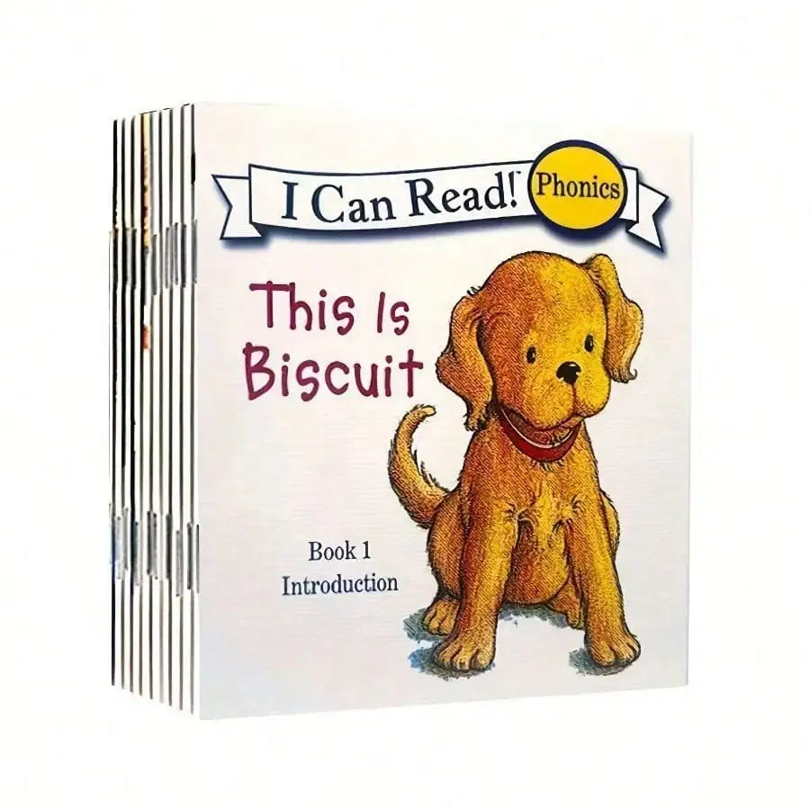 A set of 12 books: My First Grammar Book, Cookie Series Bedtime Stories, Early Reading Learning Books, Simple Visual Vocabulary Exercises, Grammar Learning Books, Word Games, Reading, Language Development. Foreign Language Le