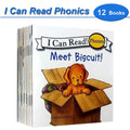 📚 I Can Read Phonics Books Set – 12 Beginner Readers for Kids