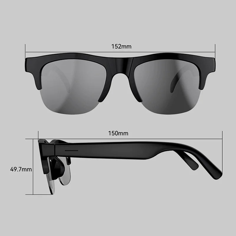 Lenovo 2027 New 8K AI Smart Glasses AI Translation HD Hands-Free Calling  AI Chat Logging Music Playback Smart Sunglasses