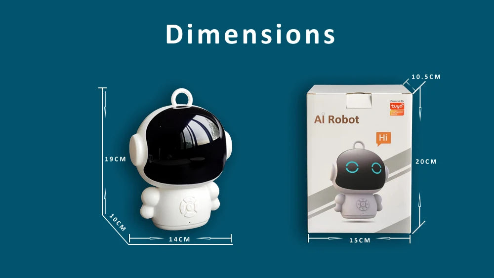 Smart AI Companion Robot Early Education Toys Emotional Communication Works with ChatGPT Germini Grok Mistral DeepSeek