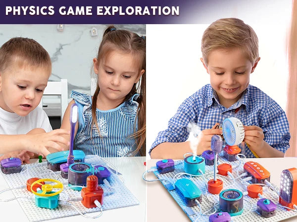 STEM Science Circuit Kit – 53-Piece Electronics Learning Set with 150+ Experiments