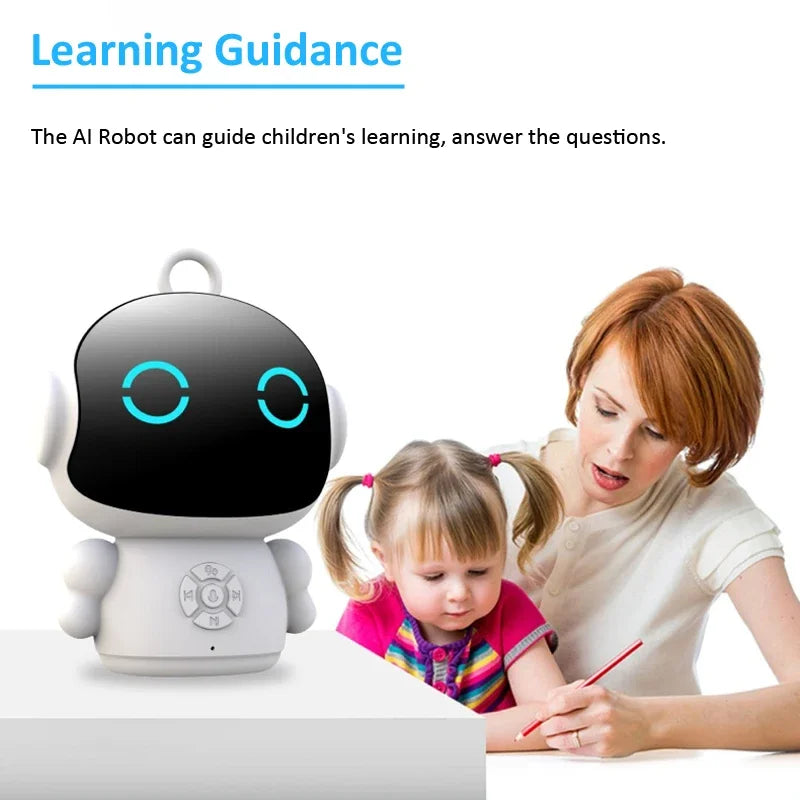 Smart AI Companion Robot Early Education Toys Emotional Communication Works with ChatGPT Germini Grok Mistral DeepSeek