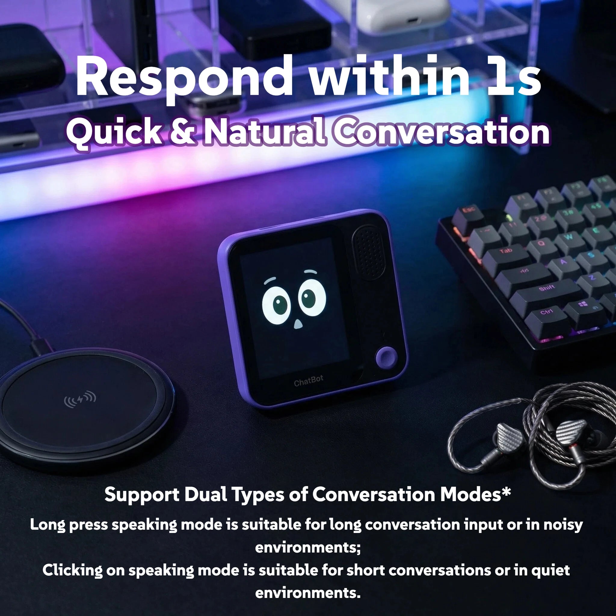 AI Voice Robot TT-08P Chatbot Custom AI Agent LLM Multilingual GPT Emotion Recognition Localized Privacy Protection MCP Settings