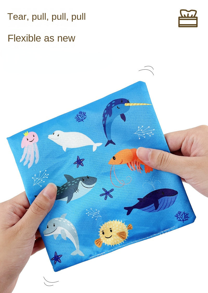 Montessori Sensory Tissue Box Toy for Babies | Soft Learning Activity Box