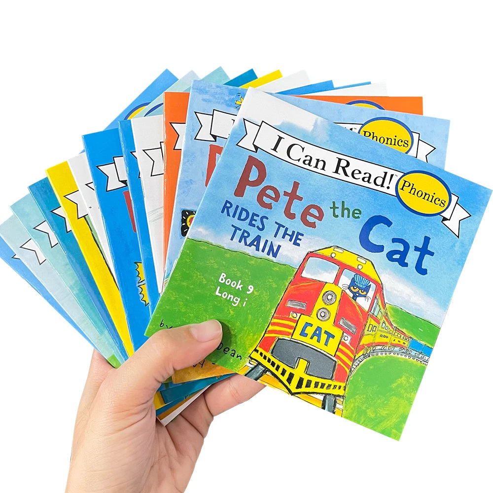 📚 I Can Read Phonics Books Set – 12 Beginner Readers for Kids