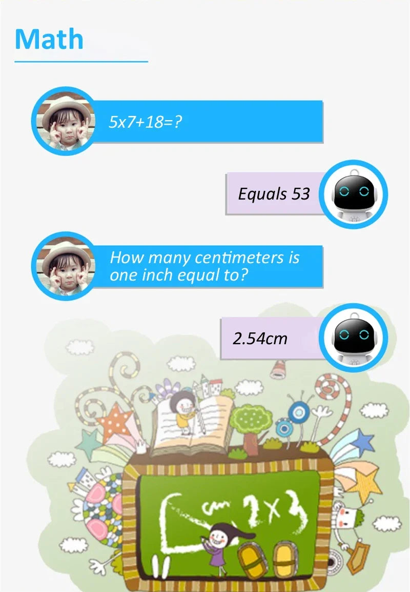 Smart AI Companion Robot Early Education Toys Emotional Communication Works with ChatGPT Germini Grok Mistral DeepSeek