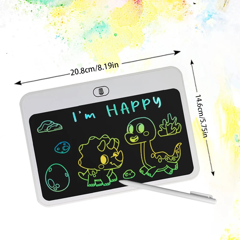 8.5” LCD Writing Tablet for Kids – Reusable Drawing & Handwriting Pad